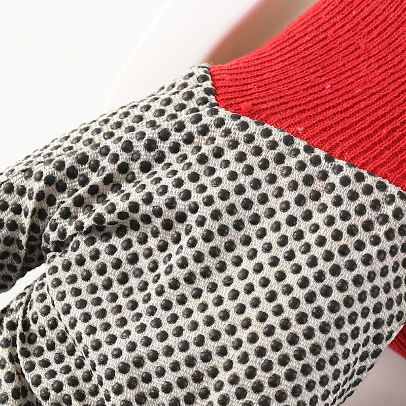 Garden canvas dotted gloves