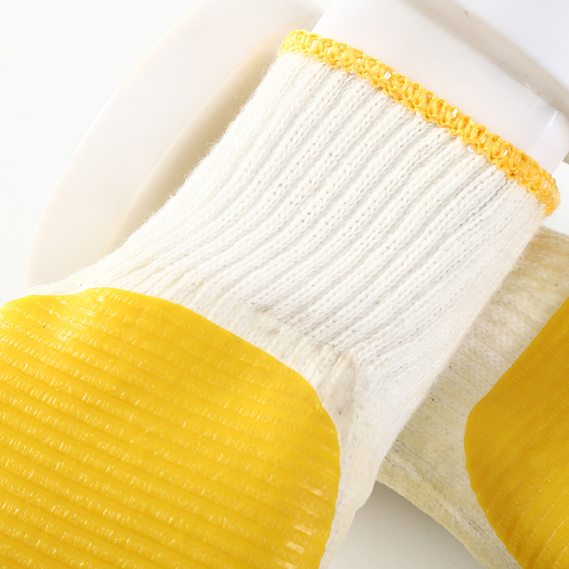 Custom Safety Rubber Laminated Coating Gloves For Work