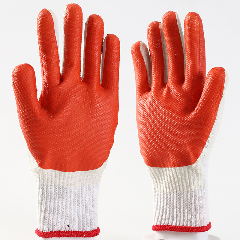 Red Iaminated Rubber Coated Gloves