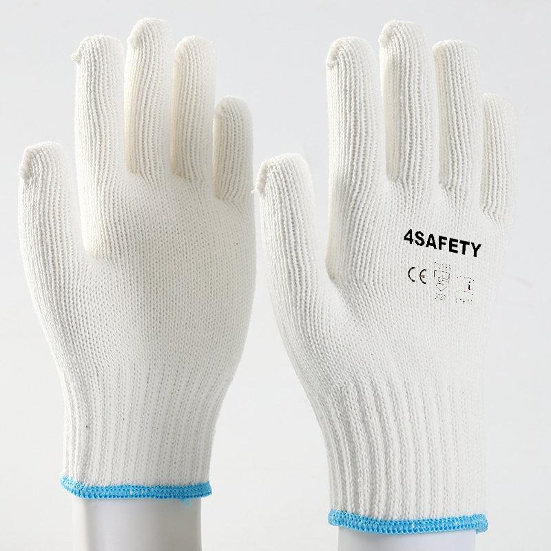 White cotton gloves