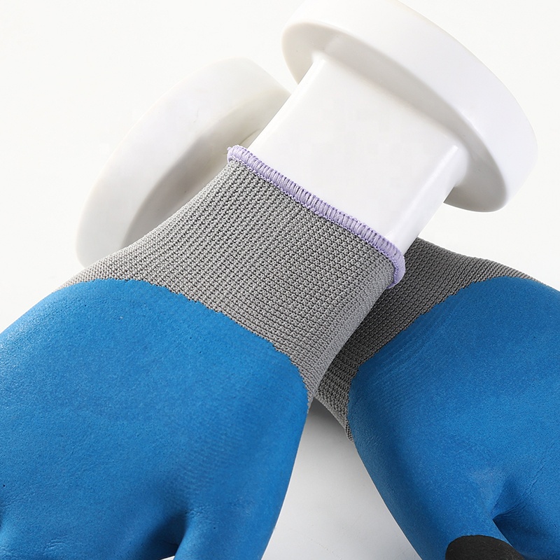 Hot Sale Daily Use Work Safety Labor Protection Industrial Construction Protective Foam Latex Coated Hand Gloves