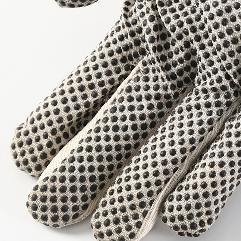 Garden canvas dotted gloves
