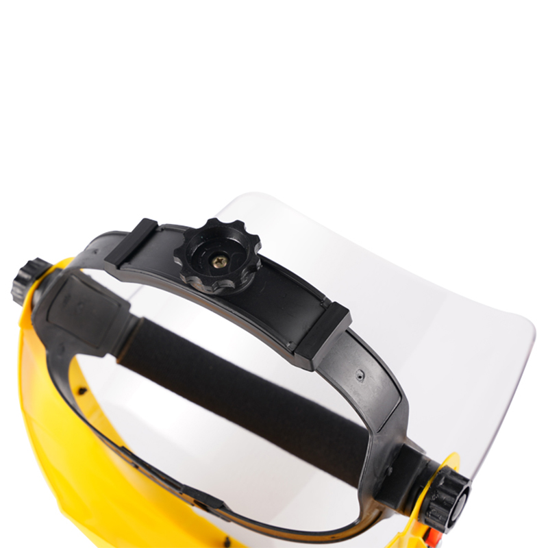 Half Acrylic Face Shield Protective Clear Plastic With Helmet Headgear Faceshield Industry