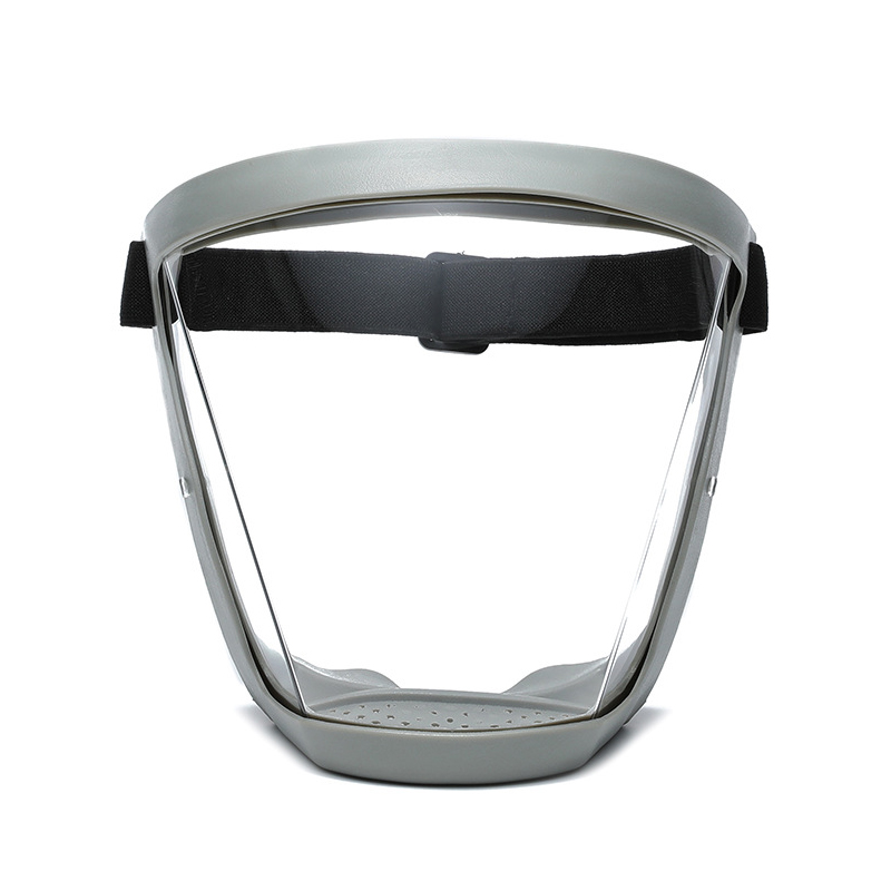 Anti Dust Full Face Plastic Protection Visor Transparent Face Shield For Construction And Chemical Industry