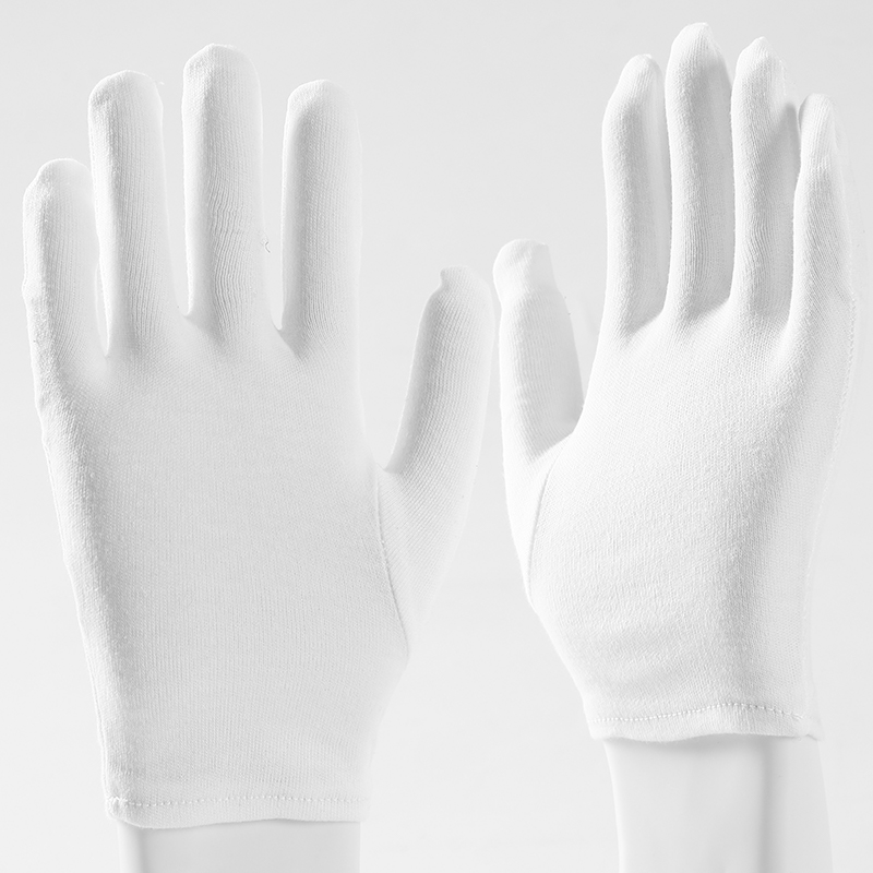 White Cotton Formal Catering Costume Ceremony Ceremonial Work Hand Gloves For Sale