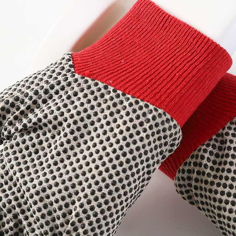 Garden canvas dotted gloves