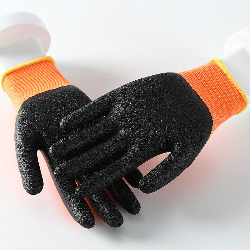 Industrial Hand Protective Wholesale Dipped Latex Coated Working Safety Gloves For Worker