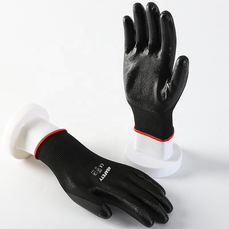 Top Sale Nitrile Coated Work Hand Gloves Mechanic Hand Gloves