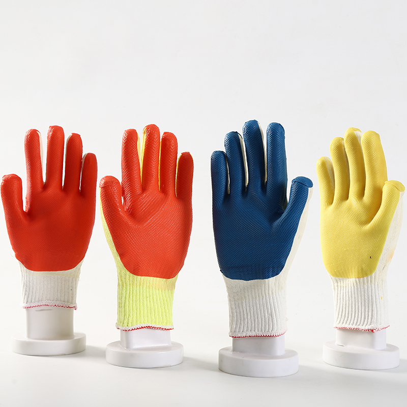 Red Iaminated Rubber Coated Gloves
