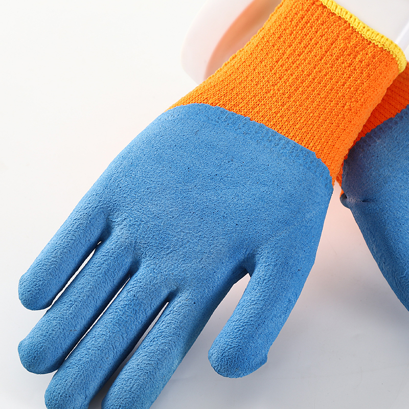 Foam Latex Mechanic Working Protective Gloves Oil Resistance Work Gloves
