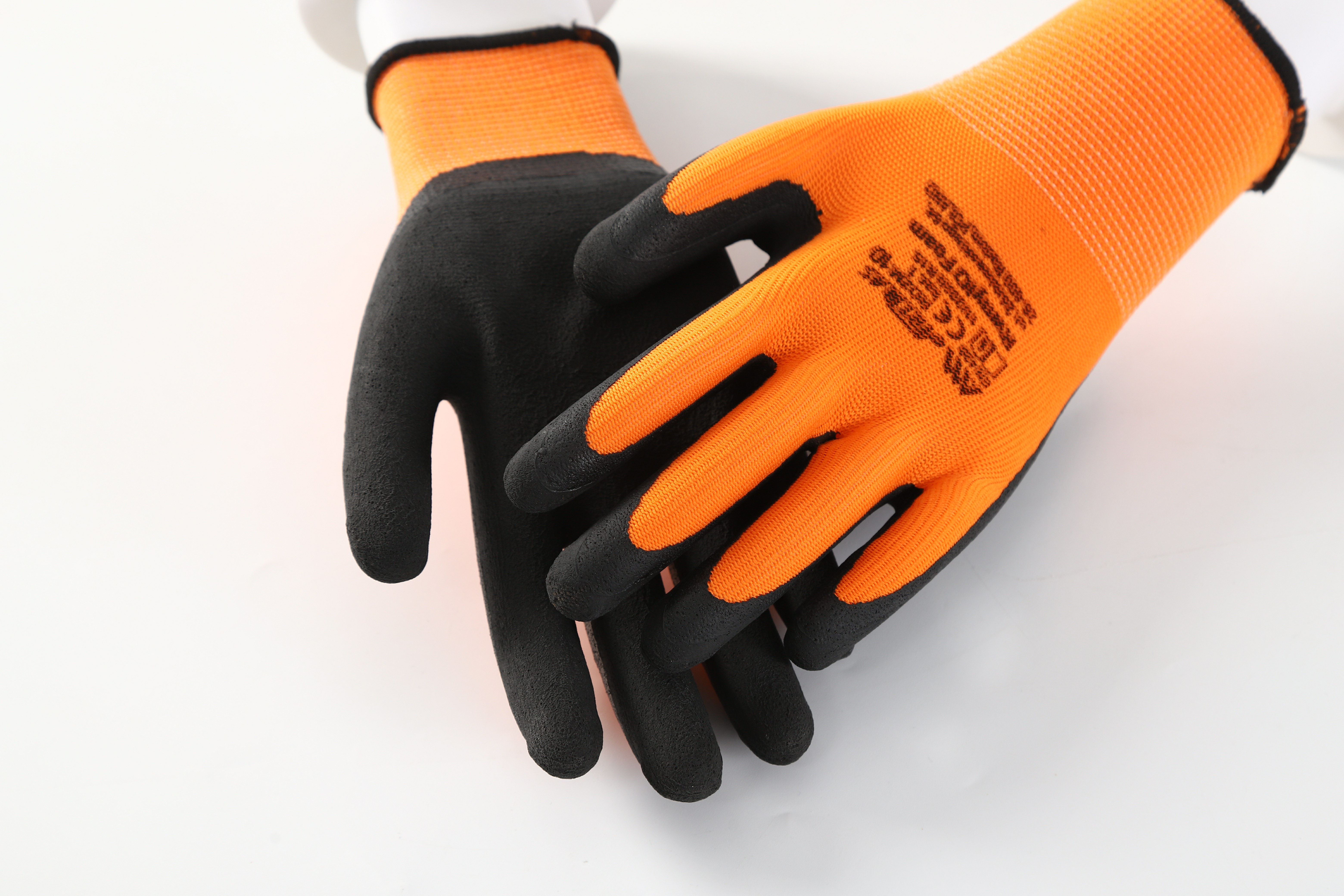 13G Polyester anti-slip water proof Foam Latex Coated Safety work Gloves