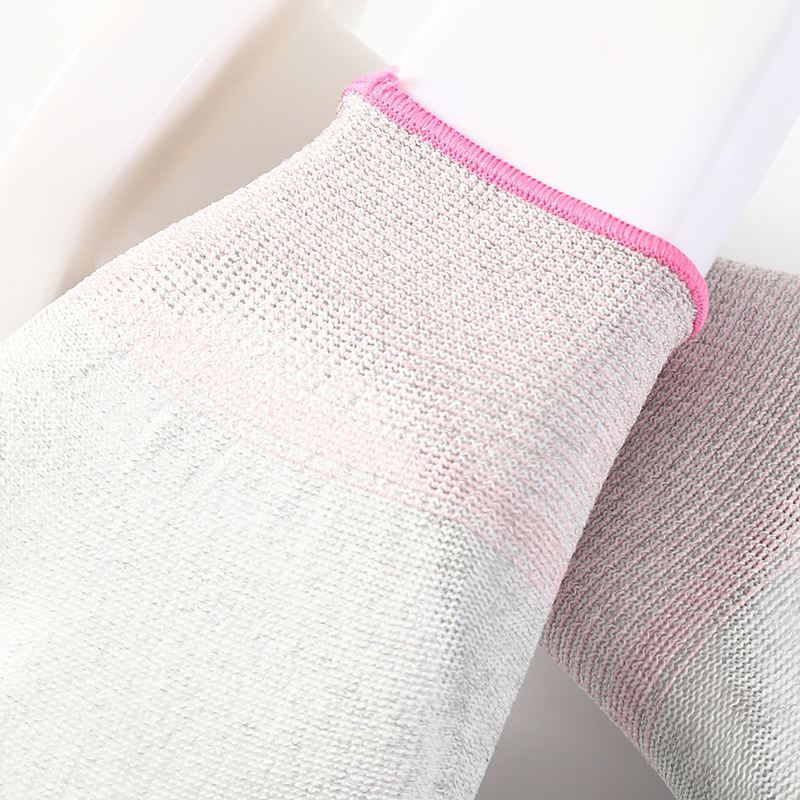 Custom Coated Pu 13G Anti Static Work Industrial Pu Gloves For Construction Workers Use