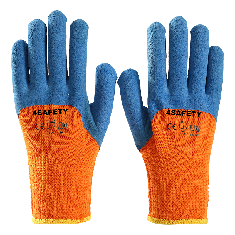 Thermal Palm Coated Latex Winter Cold Resistance Working Glove For Sale