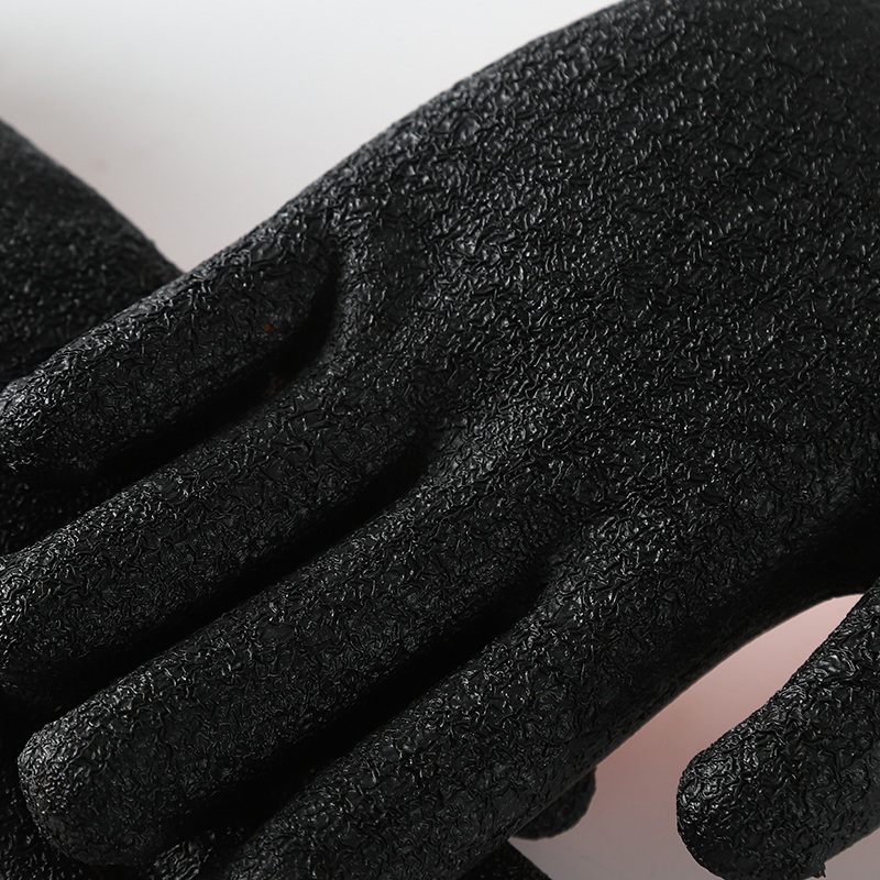Crinkle Latex Coated Thermal Cold Use Winter Work Hand Protection Gloves For Sale